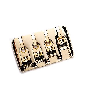 Ponte Para Baixo 4 Cordas Fixa Dourada Spirit BS41-GD