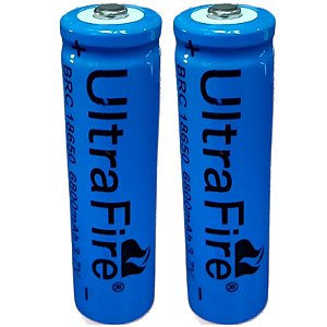 Bateria Para Lanterna de Li-ion 3.7V NK-18650 6800mah UltraFire