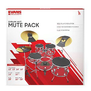 Silenciador Para Bateria Standard Evans SoundOff SO-SET-STD