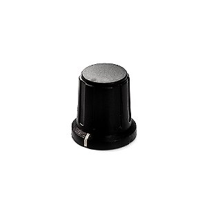 Knob Plástico Instrumentos Preto (3 Unidades) Spirit PTN