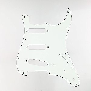 Escudo Guitarra 62 JPN Strat SSS Branco 3P Spirit 200-WH