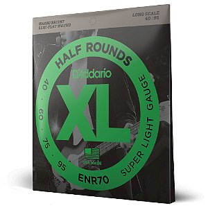 Encordoamento Baixo 4C 40-95 D Addario Half Rounds ENR70