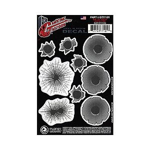 Adesivo Guitarra Bullet Holes Tattoo D Addario GT77101