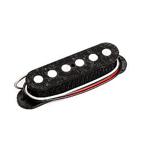 Captador Para Guitarra Single Alnico 5 Preto Spirit KS6-M-BK