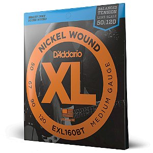 Encordoamento Baixo 4C 50-120 DAddario XL Nickel EXL160BT