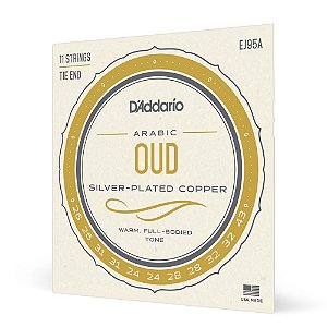Encordoamento Para Oud DAddario Silver Plated Copper EJ95A