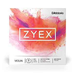Corda Avulsa Para Violino LÁ D Addario Zyex DZ312 4/4M