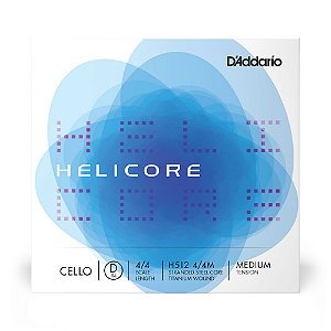 Corda Avulsa Para Violoncelo RÉ D Addario Helicore H512 4/4M
