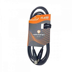 Cabo Midi Para Instrumentos Player 3m Hayonik