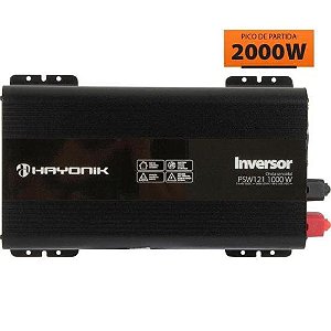 Inversor de Onda Senoidal 1000W 12Vdc/220V PSW121 Hayonik