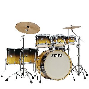 Bateria Shell Pack (7 Tambores) Bumbo 22 (Gloss Lacebark Pine Fade) Tama Superstar Classic CL72RS-PGLP