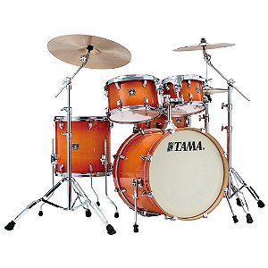 Bateria Shell Pack (5 Tambores) Bumbo 2 (Tangerine Lacquer Burst) Tama Superstar Classic CL5RS-TLB