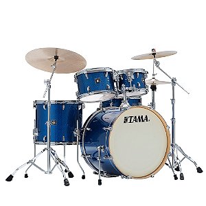 Bateria Shell Pack (5 Tambores) Bumbo 22 (IAzul Indigo Sparkle) Tama Superstar Classic CK52KRS-ISP
