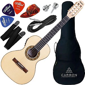 Kit Viola Elétrica Rozini Cinturada RV217 AT.N.MP Cap Fishman Vlx01