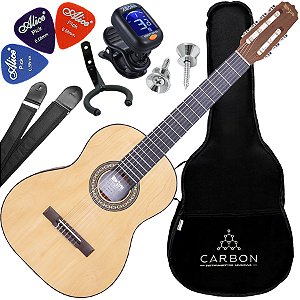 Kit Violão Acústico 7 Cordas Rozini RX207 Fosco RX207 AC.FI Vx04