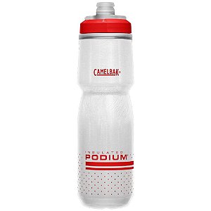 Garrafa Camelbak Podium Chill Branco Vermelho-19 710ml