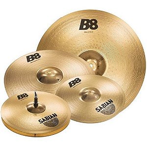 Kit De Pratos Profissional 8  14  16  20 Liga B8 Zzp5 Sabian
