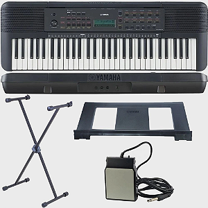 Kit Teclado Yamaha Arranjador Psr-e273 61 Teclas + Acessório