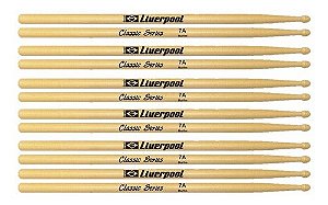 Kit Com 6 Pares De Baquetas Classic Series 7a Liverpool