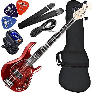 Kit Contrabaixo Elétrico Phx Msr-5 Mrd Five 5 Cordas