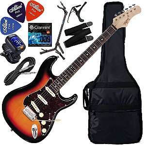 Kit Guitarra Tagima Strato T-635 Classic SB (DF/TT) GX02