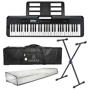 Kit Teclado Digital CT-S300 CASIO Preto TX01