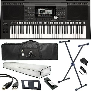 Kit Teclado Arranjador Yamaha Psr-s970 Multi Funções Serie S Tx02