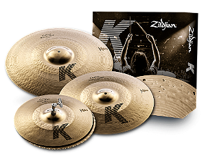 Kit de Pratos Zildjian K Custom Hybrid Series 14", 17", 21" KCH390