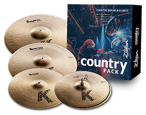 Kit de Pratos Zildjian K Series Country 15", 17", 19", 20" K0801C