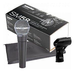 Microfone Shure Profissional Sm58-lc Cardióide Sm58 Original