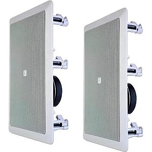 Conjunto de Arandelas Retangulares JBL 6W21RT - 6" 25W RMS em Branco (2 Peças)