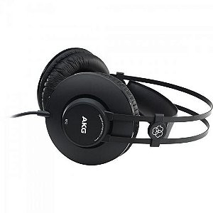 Fone De Ouvido AKG K52 Profissional Preto