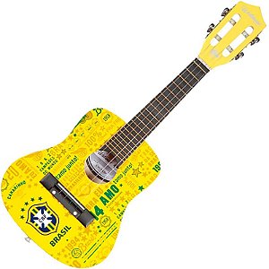 Cavaco Cavaquinho Acústico Waldman Cvu-1 Brasil Amarelo Vtr230