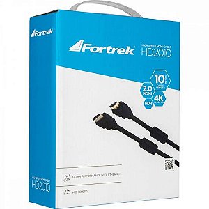 Cabo HDMI 2.0 4K 10 metros HD2010 Fortrek