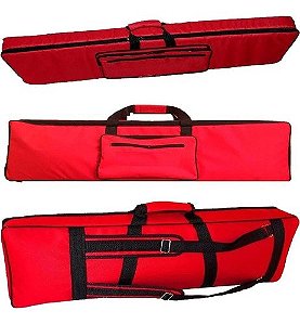Capa Bag Para Nord Lead A1 Master Luxo Nylon Vermelho