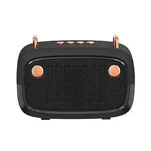 Caixa De Som Speaker Portátil Bs-32d Design Bass 3w