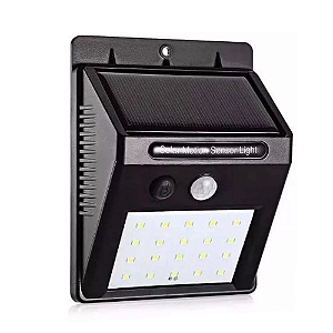 Luminária Solar Sensor De Presença Sítio Jardim Kp-lu04/8
