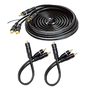 Cabo Rca 5 Metros + 2 Cabos Y 2 M + 1 F P/ Modulo Ouro
