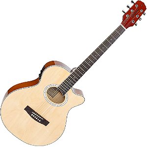Violão Elétrico Giannini Gsf1d Natural Mini Jumbo Vtr298