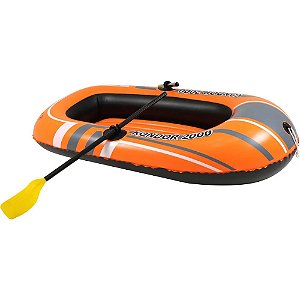 Bote Inflável Hydro-force Raft Com Remo + Bomba De Ar Bel