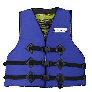 Colete Salva Vida Nautika Homologado Marina 110kg + Azul