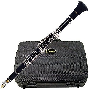 Clarineta Shelter 17 Chaves Niqueladas Bb Com Case Tjs6402