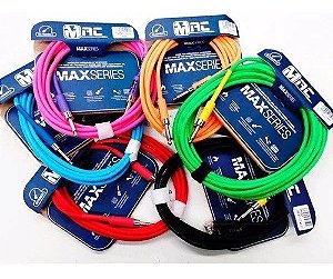 Kit 2 Cabos P10 Para Instrumentos Musicais 3m + 5m Mac Cabos