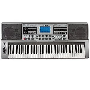 Teclado Profissional 61 Teclas C/ Multi Funções Md700 Medeli
