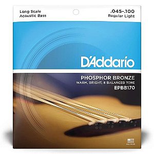 Encordoamento Baixolão 4C 45-100 D Addario Phosphor Bronze
