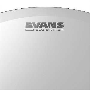 Pele Batedeira Para Bumbo 26' Evans EQ3 Porosa BD26GB3C