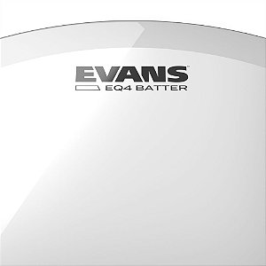 Pele Batedeira Para Bumbo 26' Evans EQ4 Transparente BD26GB4