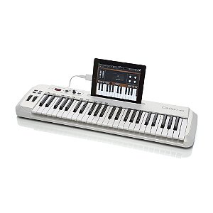 Controlador Midi USB 49 Teclas Branco Samson Carbon 49