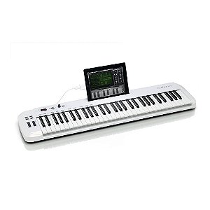 Controlador Midi USB 61 Teclas Branco Samson Carbon 61