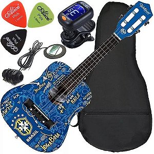 Kit Cavaquinho Waldman Eletroacústico Uniform Aço Seleção